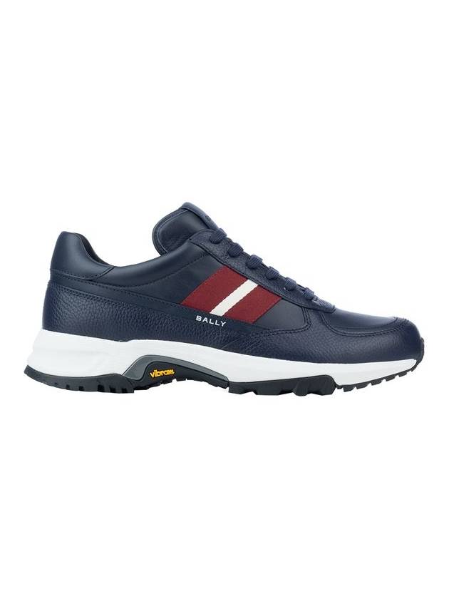 Flick Ribbon Low Top Sneakers Navy - BALLY - BALAAN 2