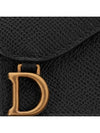 Saddle Flap Card Wallet Black - DIOR - BALAAN 4