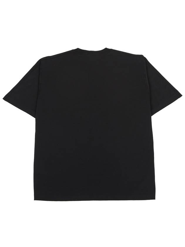 Stellina Cotton Short Sleeve T-Shirt Black - STONE ISLAND - BALAAN 3