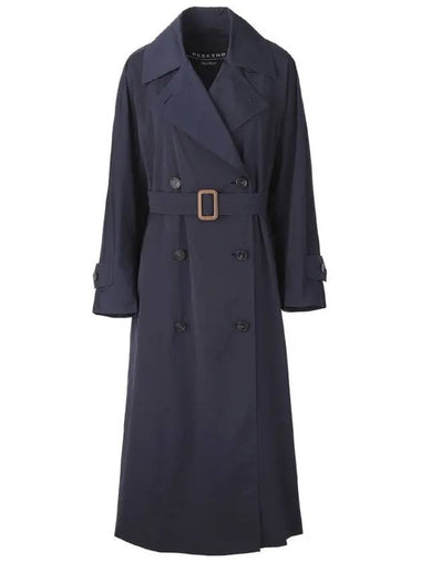 STEGOLA Trench Coat Navy 50210827 002 - MAX MARA - BALAAN 1