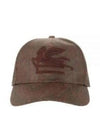 logo baseball ball cap brown - ETRO - BALAAN 2