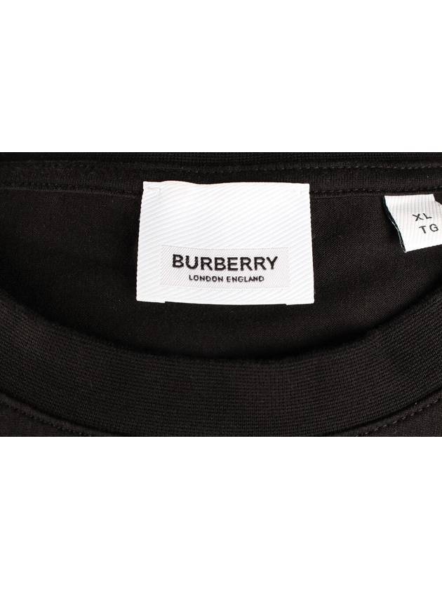 Pocket Check Over Short Sleeve T Shirt Black XL - BURBERRY - BALAAN 7