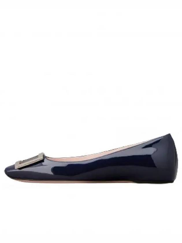 Trompette Metal Buckle Ballerina Navy - ROGER VIVIER - BALAAN 2