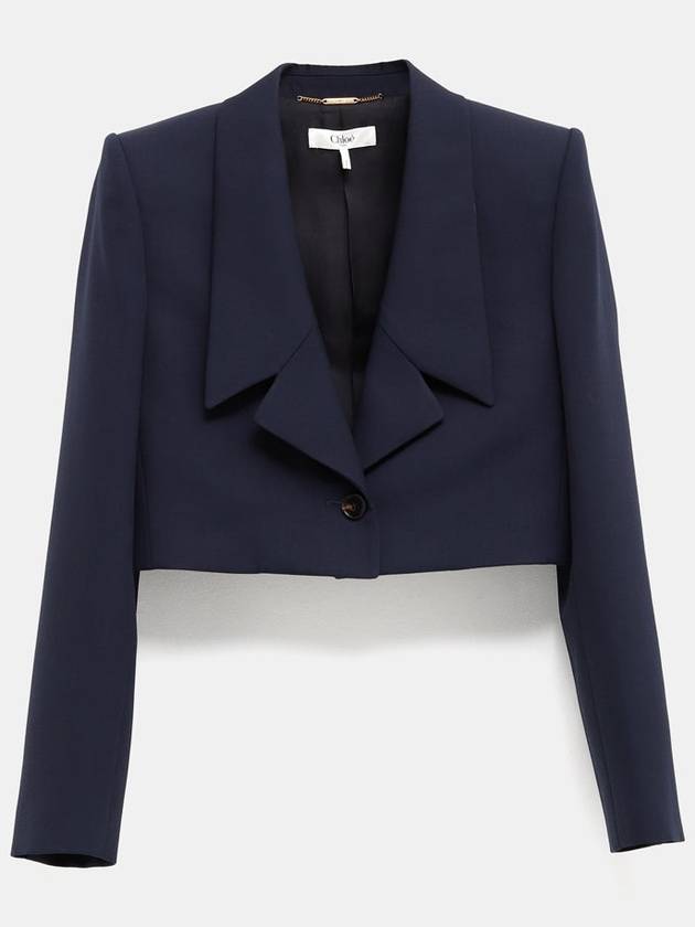 Women s Cropped Spencer Jacket Black - CHLOE - BALAAN 2