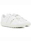 Men's Rockstud Untitled Low Top Sneakers White - VALENTINO - BALAAN 5