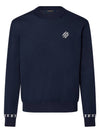 Signature Cotton Crew Neck Long Sleeve T-Shirt Navy - LOUIS VUITTON - BALAAN 1