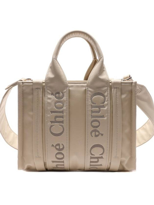 Woody Small Tote Bag Ivory - CHLOE - BALAAN 2