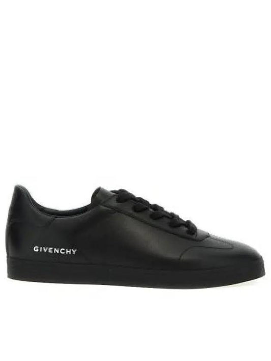 Logo Debossed Town Low Top Sneakers Black - GIVENCHY - BALAAN 2