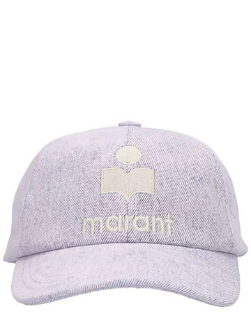 Tyrone Logo Ball Cap Lilac CQ001XHA A1C10J 86CL - ISABEL MARANT - BALAAN 1