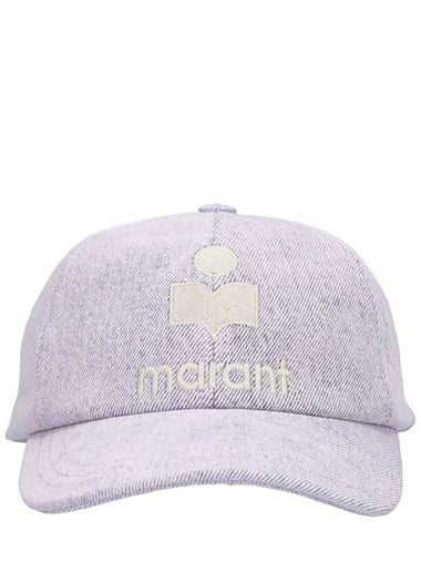 Tyrone Logo Ball Cap Lilac CQ001XHA A1C10J 86CL - ISABEL MARANT - BALAAN 1