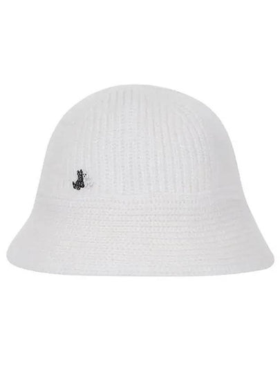 Women s Knit Bucket Hat 8502LXAK WHITE - BLACK&WHITE - BALAAN 2