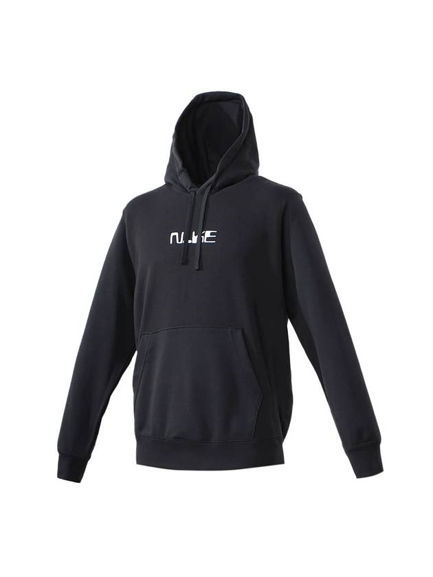 Football Club Fleece Pullover Hoodie Black - NIKE - BALAAN 1