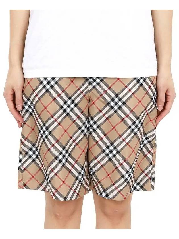 Kids Vintage Check Swim Pants Beige - BURBERRY - BALAAN 3