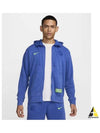 FC Barcelona Club 3rd French Terry Full Zip Hoodie M Hyper Royale Lime Blast FQ2999 405 - NIKE - BALAAN 2