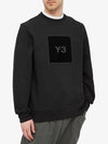 Square Logo Print Sweatshirt Black - Y-3 - BALAAN 4