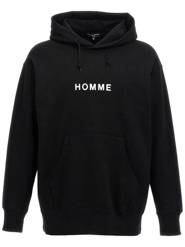 Comme Des Garçons Homme Logo Print Hoodie - COMME DES GARCONS - BALAAN 1