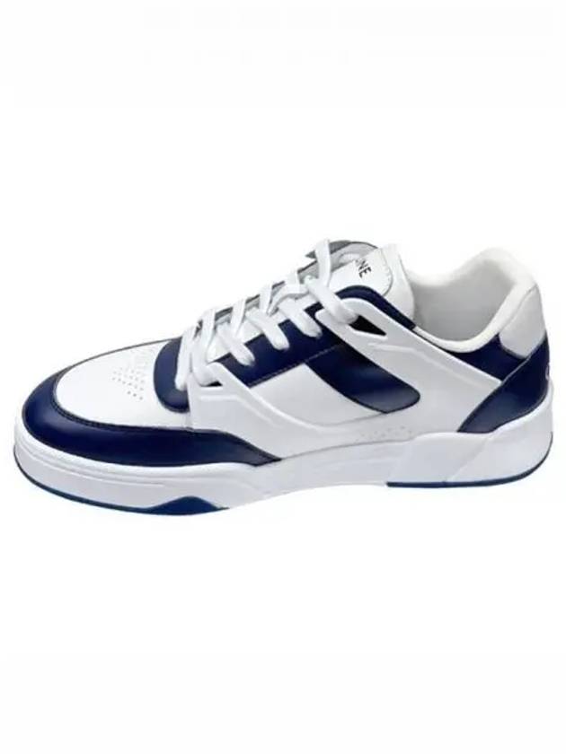 Calfskin low top sneakers optic white navy men s shoes 270012 - CELINE - BALAAN 1