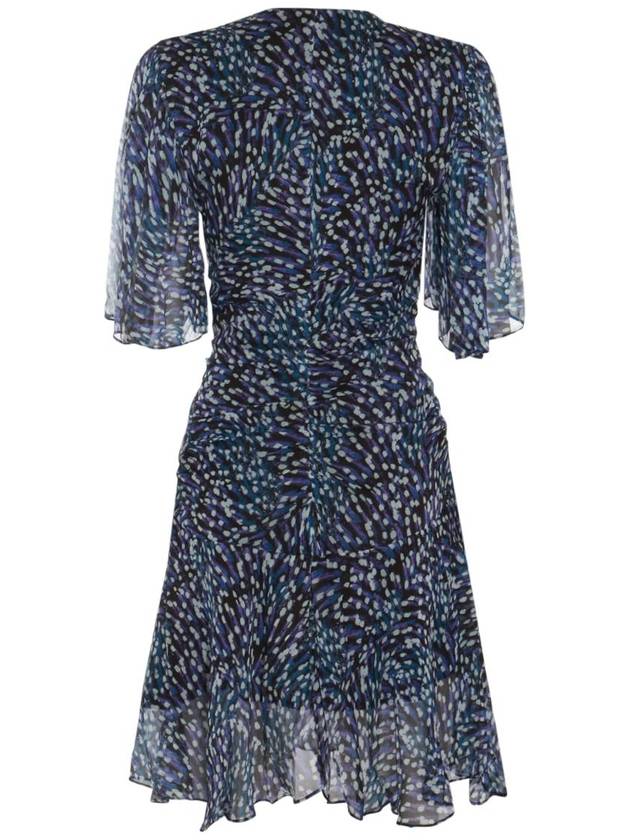 Vivienne Short Dress Midnight - ISABEL MARANT ETOILE - BALAAN 4