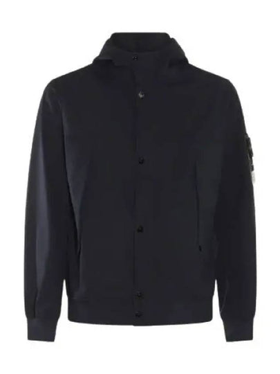 Light Soft Shell R E Dye Technology In Recycled Polyester Hooded Jacket Black - STONE ISLAND - BALAAN 2