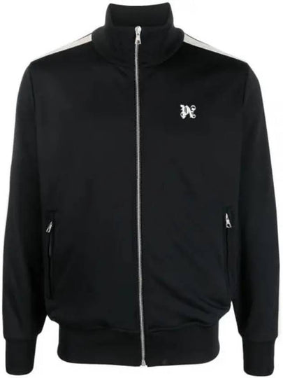 Monogram Classic Track Jacket Black - PALM ANGELS - BALAAN 2