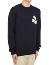 Evans Logo Crew Neck Knit Top Naver - ISABEL MARANT - BALAAN 4