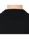 Regular Fit Crew Neck Wool Knit Top Black - STONE ISLAND - BALAAN 9