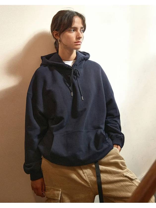 Authentic Overfit Hoodie Navy - FLUKE - BALAAN 3