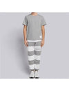 Men's Side Slit Relaxed Short Sleeve T-Shirt Light Grey - THOM BROWNE - BALAAN 6