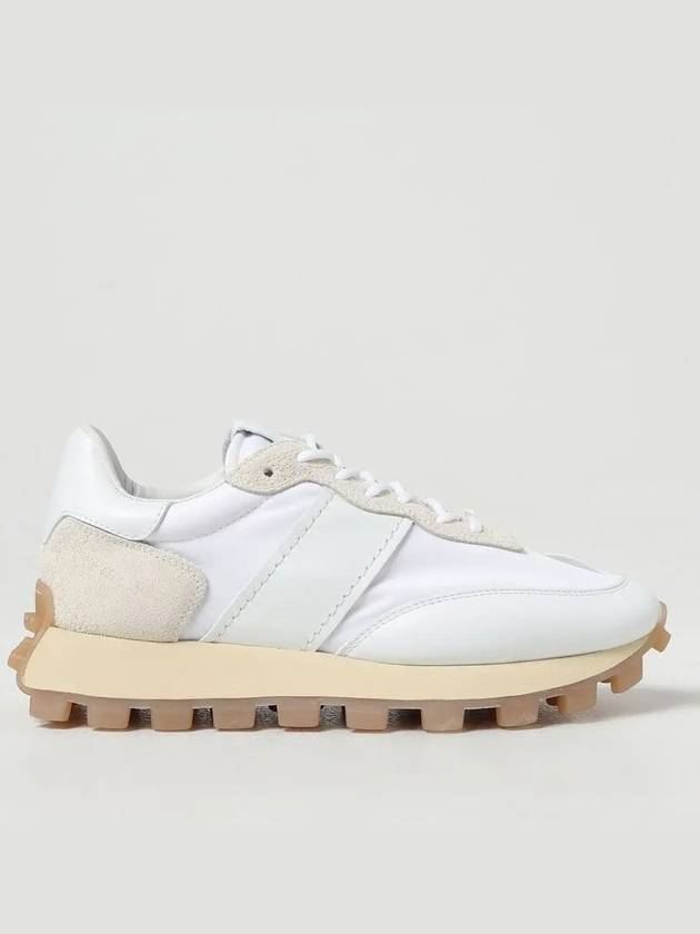 Women's Leather Fabric Low Top Sneakers White - TOD'S - BALAAN 2