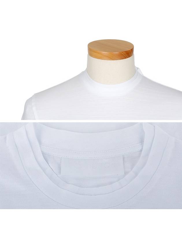 Double Neck Long Sleeve T-Shirt White - NEIL BARRETT - BALAAN 5