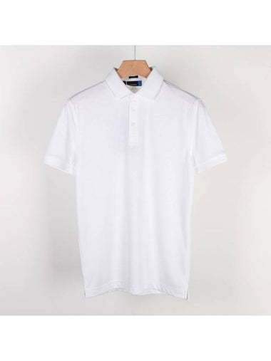 David David Slim TX Polo Shirt White - J.LINDEBERG - BALAAN 1