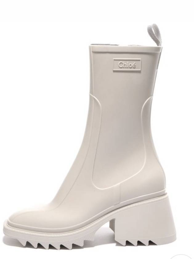 Betty Chunky Sole Rain Boots Beige - CHLOE - BALAAN 9