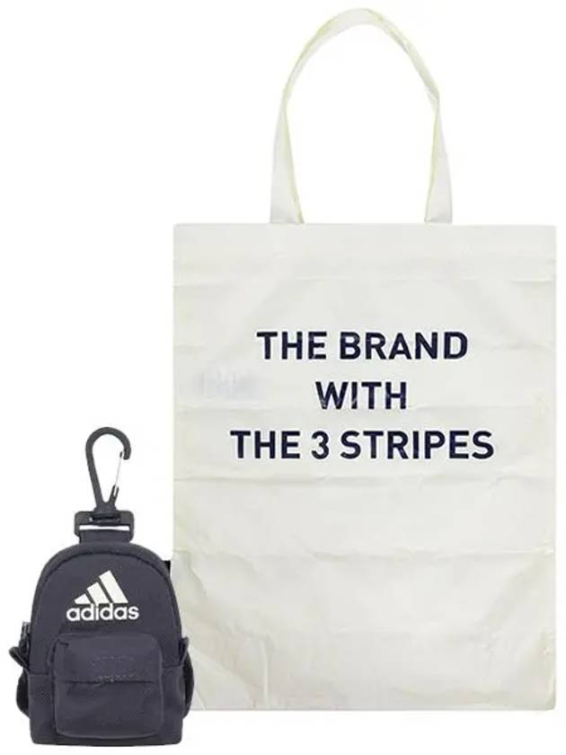 Logo Packable Bag Navy - ADIDAS - BALAAN 3