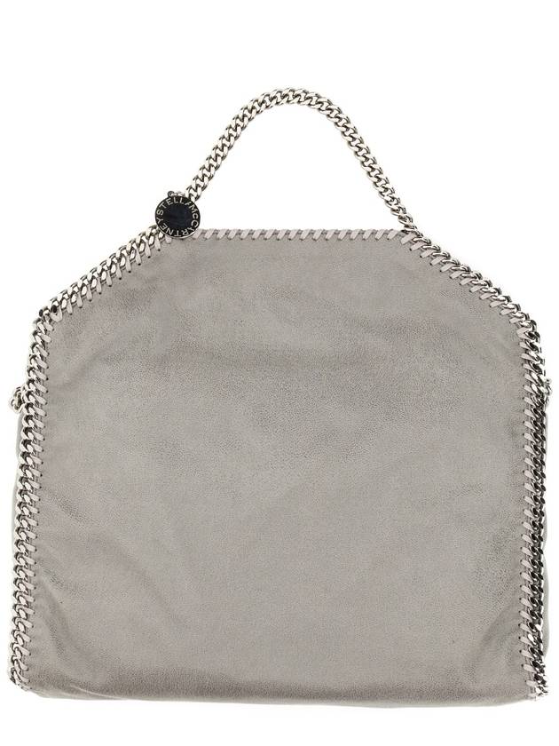 Silver Falabella Fold Over Tote Bag Light Gray - STELLA MCCARTNEY - BALAAN 8