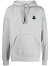 Malek Logo Hoodie Grey - ISABEL MARANT - BALAAN 2