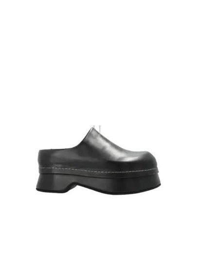 Round Toe Clog Mule Black - ALEXANDER MCQUEEN - BALAAN 2