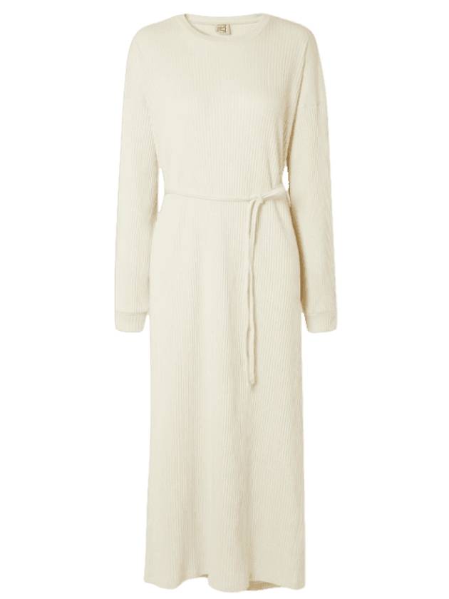 Women's Show Kaftan Long Dress Offwhite - BASERANGE - BALAAN 1