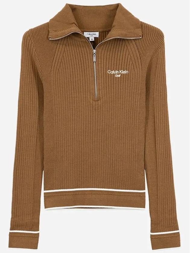 Women s half zip up knit sweater CA2SW240513 - CALVIN KLEIN GOLF - BALAAN 6