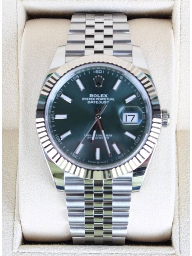 Rolex Datejust 41 Mint Green 22 Years - ROLEX - BALAAN 3