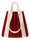 Two Way Shopper Shoulder Bag Red - PLEATSMAMA - BALAAN 6