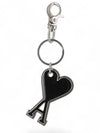 Heart Logo Keyholder Black - AMI - BALAAN 2