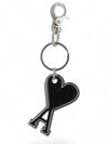 Heart Logo Keyholder Black - AMI - BALAAN 3