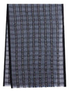 Check Linen Cashmere Scarf Light Blue - LORO PIANA - BALAAN 1