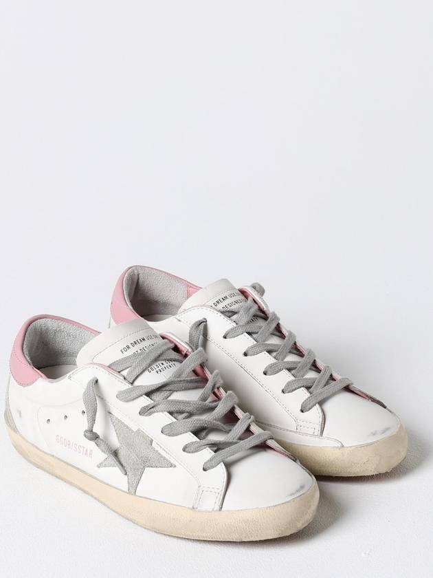 Superstar Pink Tab Low Top Sneakers - GOLDEN GOOSE - BALAAN 3