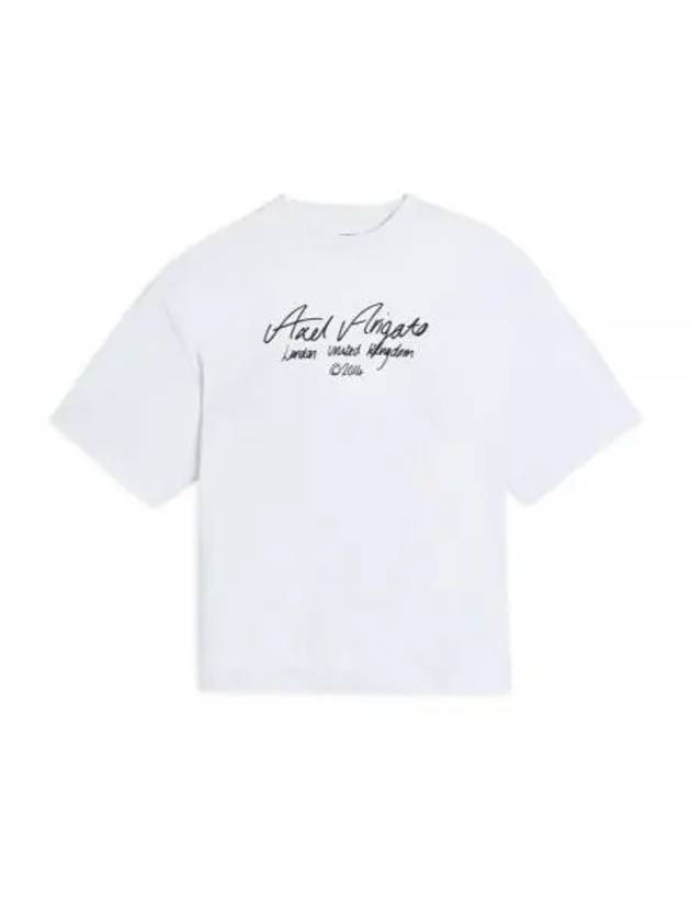 Essential Short Sleeve T-Shirt White - AXEL ARIGATO - BALAAN 2