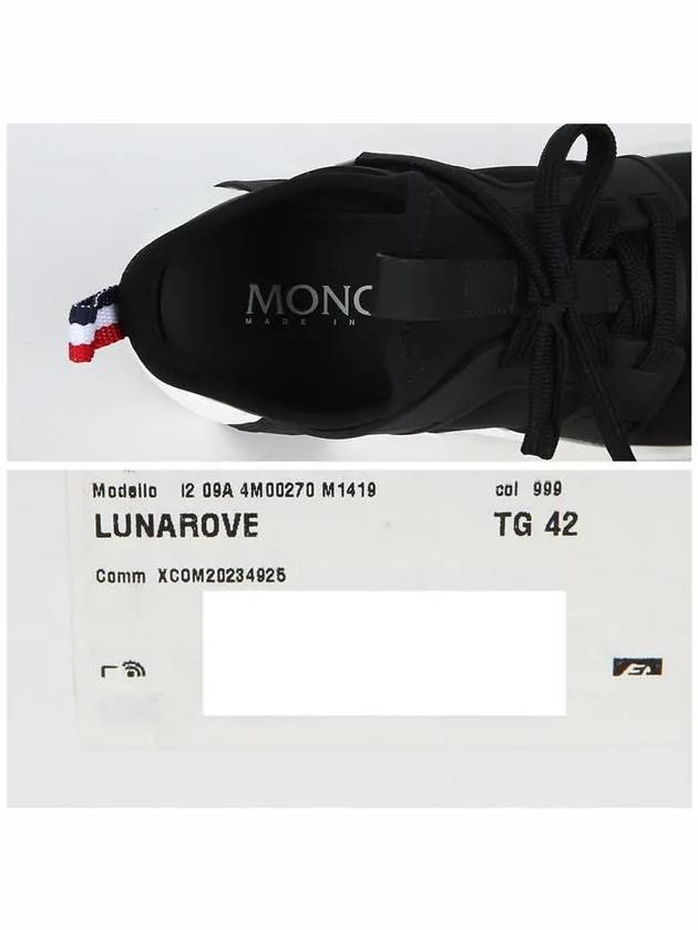 Lunarove Low Top Sneakers Black - MONCLER - BALAAN 8