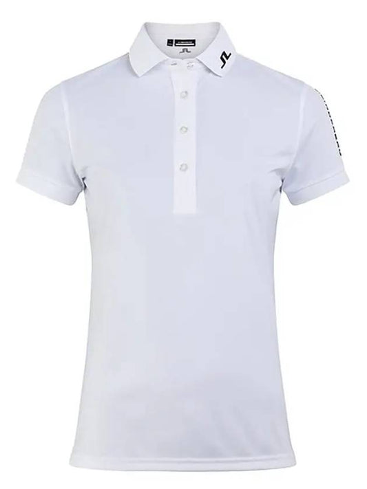 Women's Tour Tech Golf Polo White - J.LINDEBERG - BALAAN 2