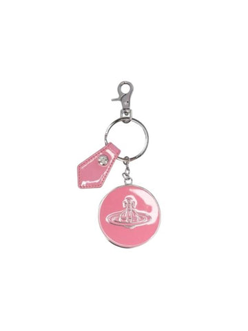 ORB Logo Key Holder Pink - VIVIENNE WESTWOOD - BALAAN 1