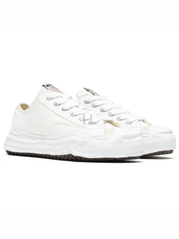 24 A11FW723 White Hank OG Sole Nylon Low Top Sneakers - MIHARA YASUHIRO - BALAAN 1