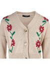 Women s Teulada Cotton Cardigan 001 - MAX MARA - BALAAN 4